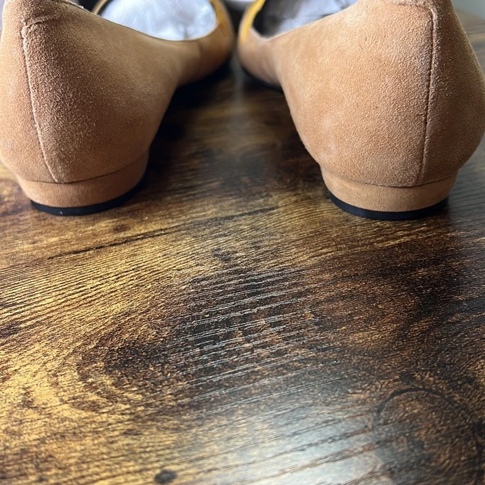 Women’s Pour La Victoire Loafers Carmel and Yellow 8.5 - Picture 3 of 6